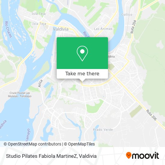 Mapa de Studio Pilates Fabiola MartineZ