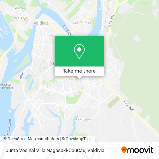 Junta Vecinal Villa Nagasaki-CauCau map