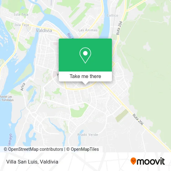 Villa San Luis map