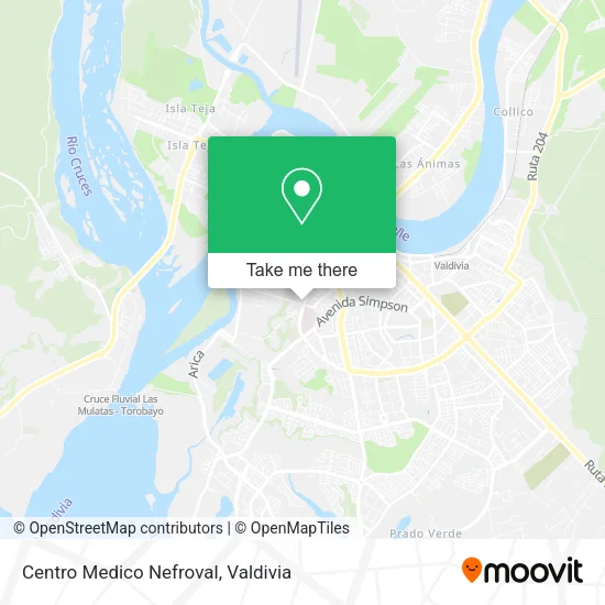 Mapa de Centro Medico Nefroval