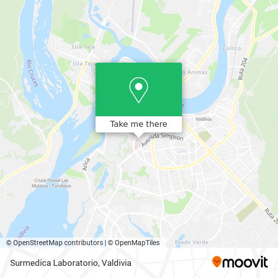 Mapa de Surmedica Laboratorio