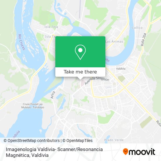 Mapa de Imagenologia Valdivia- Scanner / Resonancia Magnética