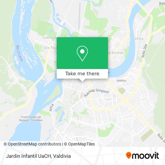 Mapa de Jardin Infantil UaCH