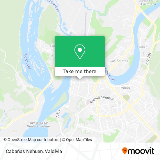 Mapa de Cabañas Nehuen