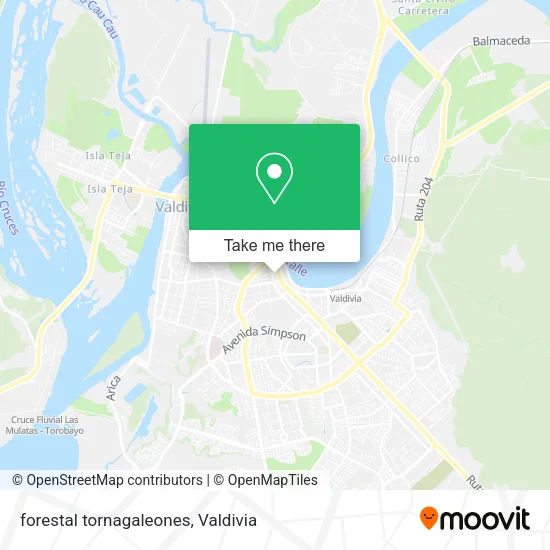 Mapa de forestal tornagaleones