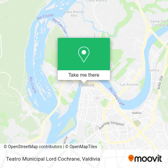Teatro Municipal Lord Cochrane map