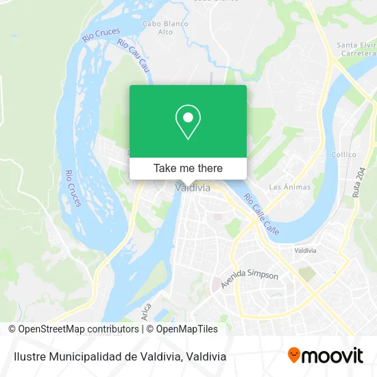 Ilustre Municipalidad de Valdivia map