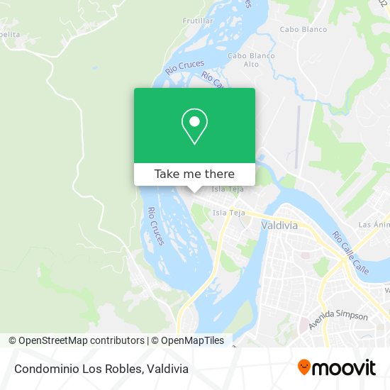 Condominio Los Robles map
