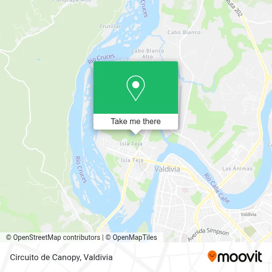 Circuito de Canopy map