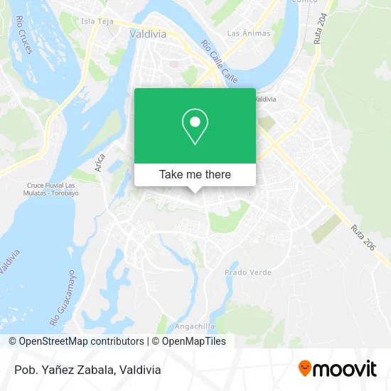 Pob. Yañez Zabala map