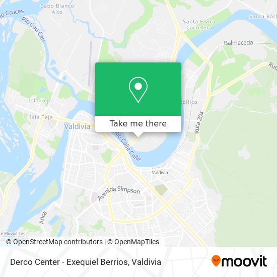 Mapa de Derco Center - Exequiel Berrios