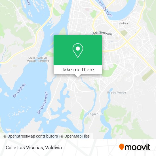 Mapa de Calle Las Vicuñas