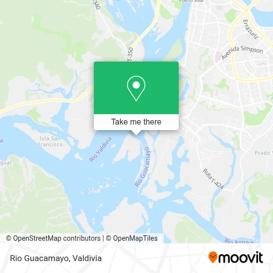 Rio Guacamayo map