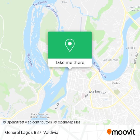 Mapa de General Lagos 837