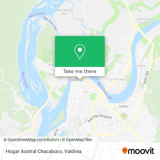 Hogar Austral Chacabuco map