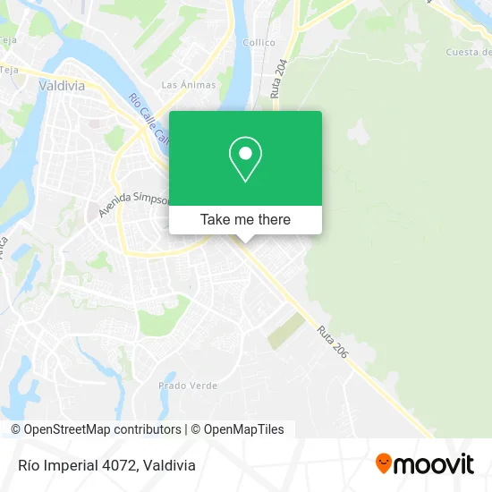 Río Imperial 4072 map