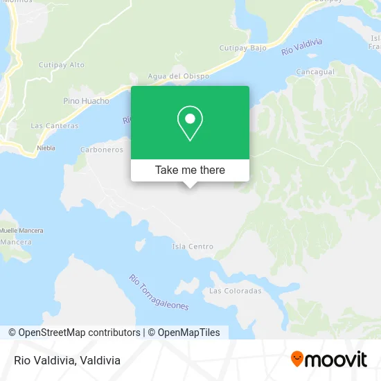 Rio Valdivia map