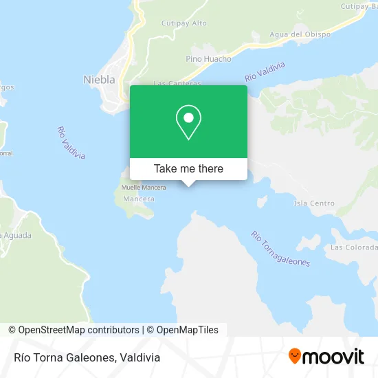 Río Torna Galeones map