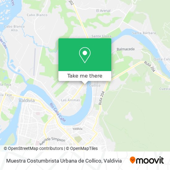 Muestra Costumbrista Urbana de Collico map