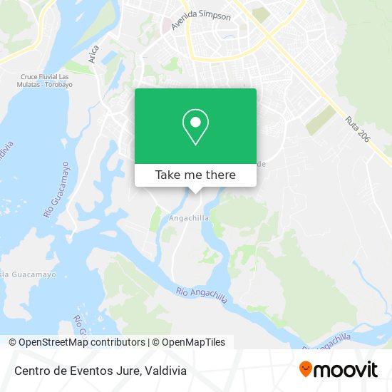 Mapa de Centro de Eventos Jure