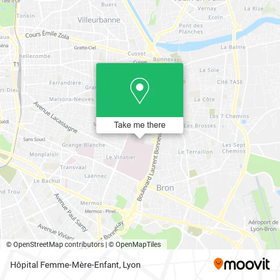 Hôpital Femme-Mère-Enfant map