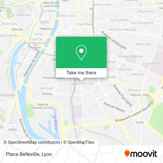 Place Belleville map