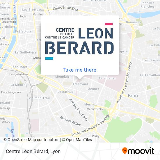 Mapa Centre Léon Bérard
