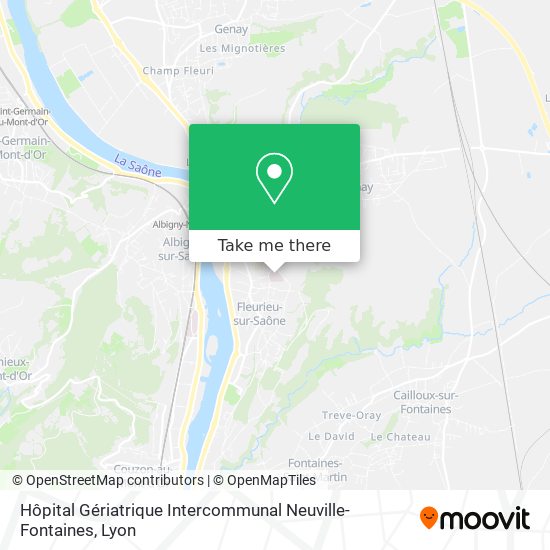 Hôpital Gériatrique Intercommunal Neuville-Fontaines map