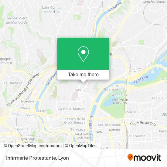 Infirmerie Protestante map