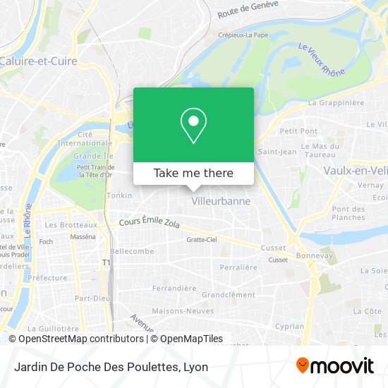 Jardin De Poche Des Poulettes map