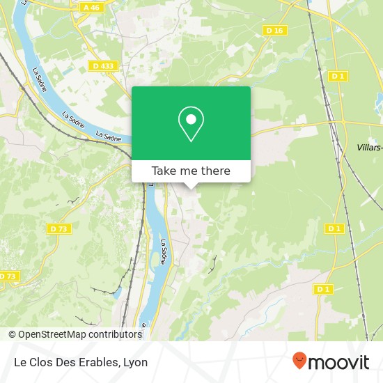 Mapa Le Clos Des Erables