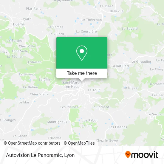 Autovision Le Panoramic map