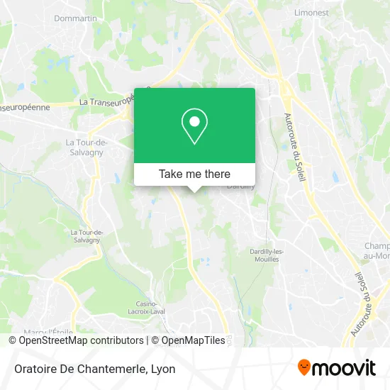 Oratoire De Chantemerle map