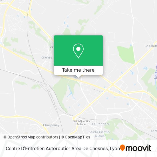 Centre D'Entretien Autoroutier Area De Chesnes map