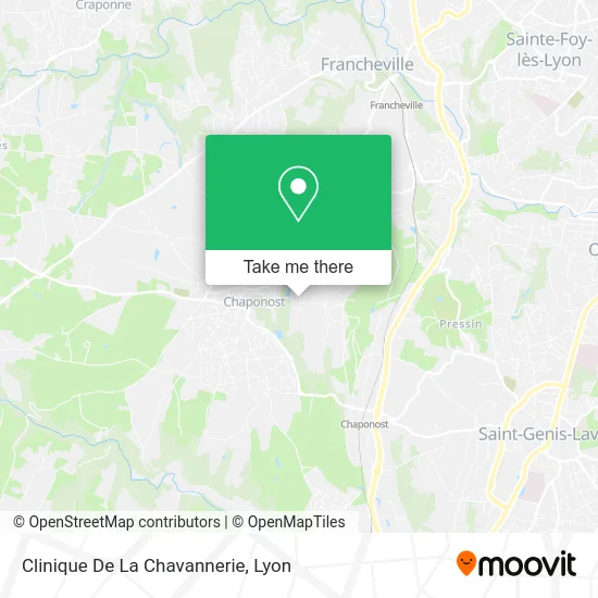 Clinique De La Chavannerie map