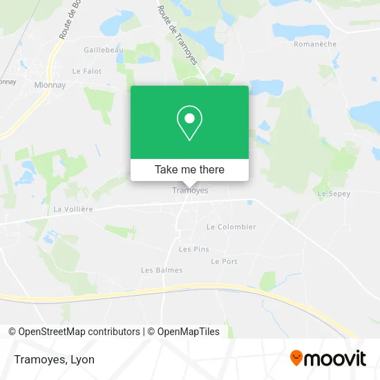 Tramoyes map