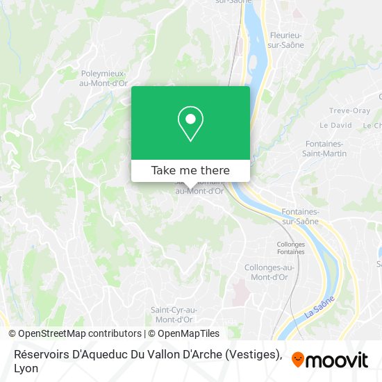 Réservoirs D'Aqueduc Du Vallon D'Arche (Vestiges) map