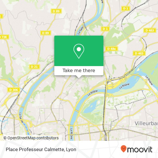 Mapa Place Professeur Calmette