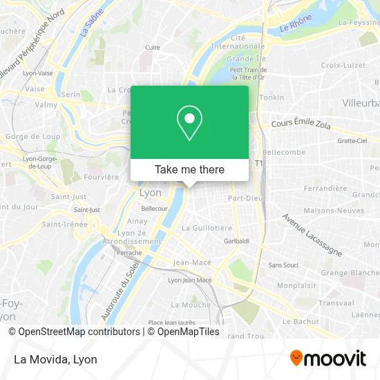 La Movida map