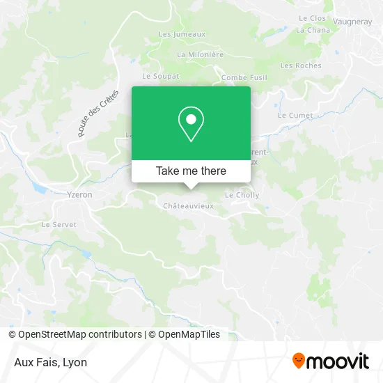 Aux Fais map