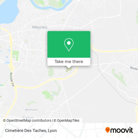 Cimetière Des Taches map
