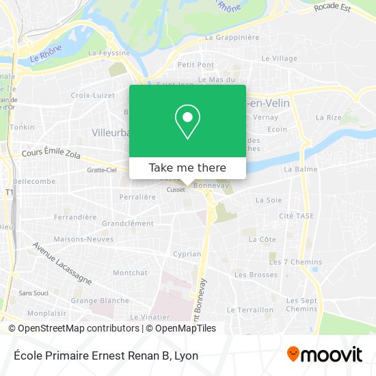 École Primaire Ernest Renan B map