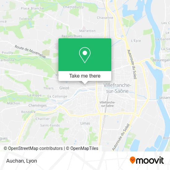 Auchan map