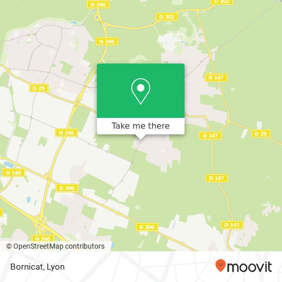 Bornicat map