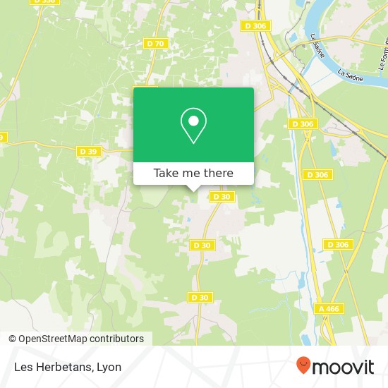 Les Herbetans map