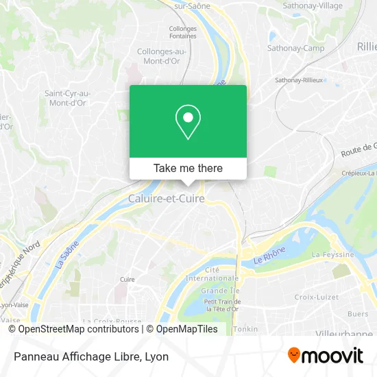 Panneau Affichage Libre map