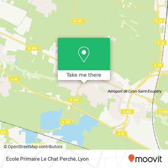 École Primaire Le Chat Perché map