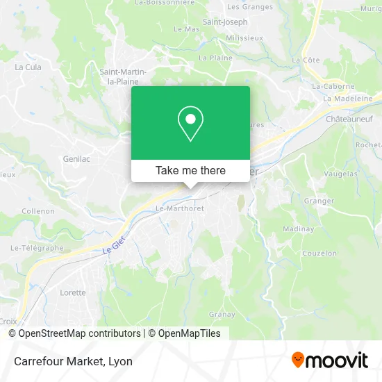 Carrefour Market map