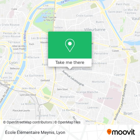 École Élémentaire Meynis map