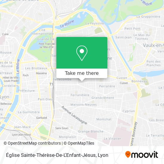 Église Sainte-Thérèse-De-L'Enfant-Jésus map